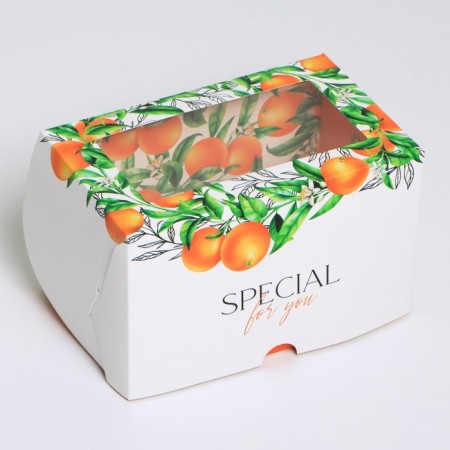 Confectionery packaging Bilateral "Orange", 16 x 10 x 10 cm-2
