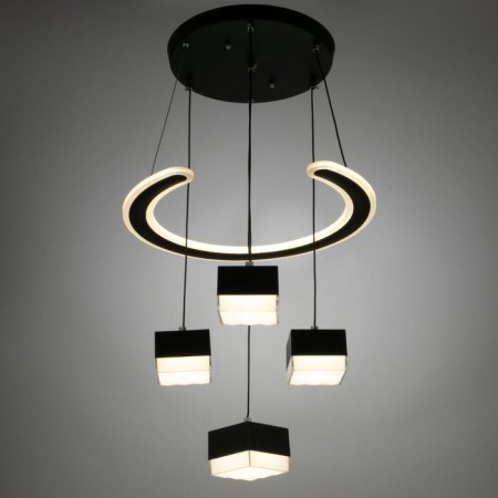Lamp Bayerlux 1646/1wt LED 120W 3000-6000K Black 40x40x106 cm-1