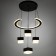 Lamp Bayerlux 1646/1wt LED 120W 3000-6000K Black 40x40x106 cm