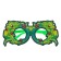 Carnival glasses "snake", green color
