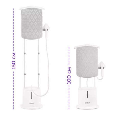 KT-9134 steamer, floor, 2280 watts, 1800 ml, 45 g/min, white-6