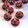 Garland “thread” 2 m with the nozzles “ladybug”, ip20, a transparent thread, 10 LED, a glow of warm white, AAH2