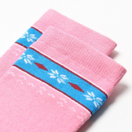 Women's socks, pink color, size 23-25-1