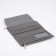 Women's wallet on magnets, gray color