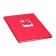 Business block A5 80 sheets in the Viva Magenta cage, solid cover, Soft Touch, mix