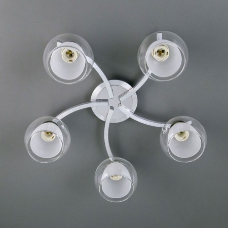 Ceating chandelier Citilux "Christie" CL152157, 54x54x19 cm, 5x75W, e27, gray color gray-9