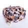 School backpack from textiles on a zipper, 3 pockets, pencil case, colorful color/orange