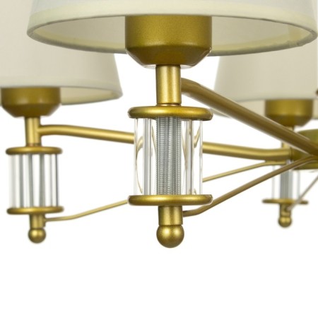 Chandelier 1091/5GD 40W E27 gold 60x60x38-78 cm Bayerlux-5