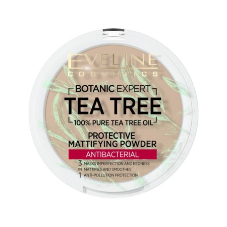 Eveline Botanic Expert Facial Powder, matting, 3B1, tone 003 light-beige, 9 g