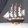 Souvenir medium -sized "Pilad" ship, Dark sides, 33x31x5 cm
