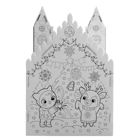 House-coloring 3 in 1 "New Year stories"-6