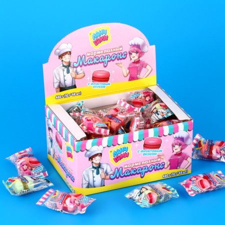 Chewing marmalade "Macarons", 10 g