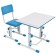 Polini Kids Simple M1 75 x 55 cm growing transformer desktop, white/blue color