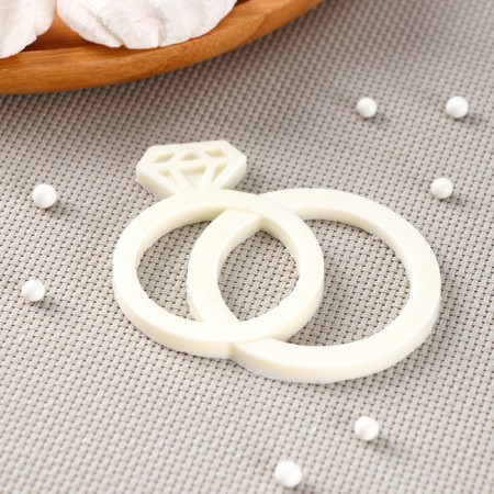 Silicone form "ring", 7.5 × 8 cm, transparent color-3