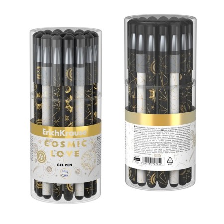 Gel pen Erichkrause Magic Sky Stick, node 0.38 mm, flu, black-3