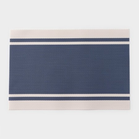 Serving napkin on the table "Road", 45 × 30 cm, blue color