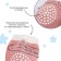 Children's knee pads for crawling, pink color, from 6 months.