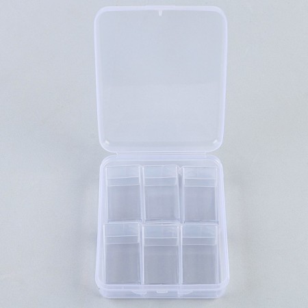 Organizer for storing rhinestones, 6 sections-2