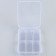 Organizer for storing rhinestones, 6 sections
