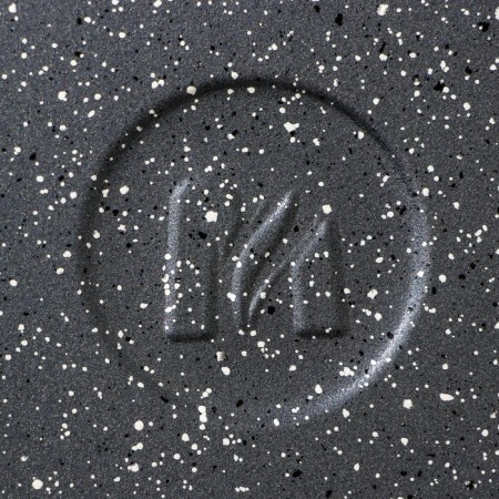 Square Square “Granite”, 26 × 26 cm, plastic handle, glass cover, anti-stick coating, color gray color-6
