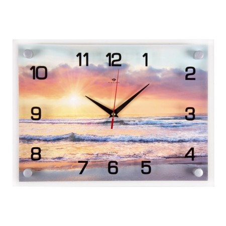 Watching clock, interior: sea, "sea dawn", 25 x 35 cm