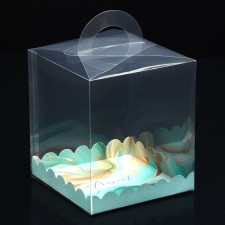 Confectionery box, chest, packaging, “turquoise”, 16 x 16 x 18 cm