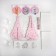 Set for creativity "New Year's Christmas tree with jewelry with your own hands", pink