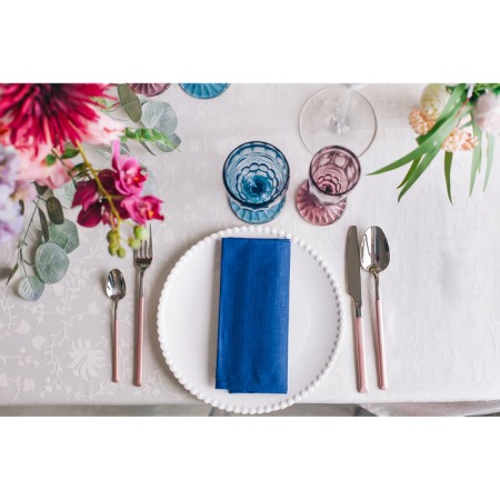 Porcelain dining porcelain Magistro "Tandy", D = 25 cm, white color-5