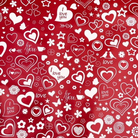 Glossy packaging paper "Herd", bilateral, 70 x 100 cm-3