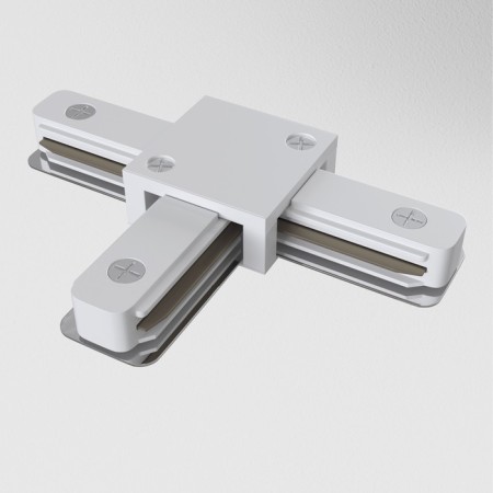 Connector T-shaped for the Technical tra001ct-11W, 10.6x7x1.7 cm, white color.-2