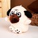 Soft toy "MOPS", on a key fob, 10 cm