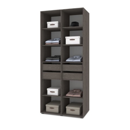 A set of two drawers Stone, 476x500x361 Ancor Dark-2