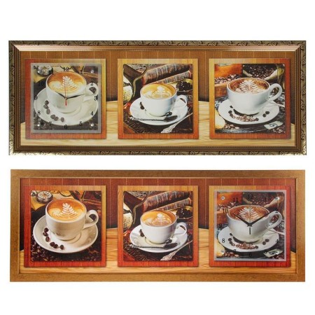 Carty clock is wall, series: kitchen, "coffee ceremony", 35 x 100 cm-3