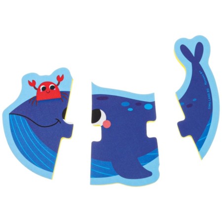 Soft puzzle for kids "sea friends", 5 puzzles, crush me-11