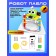 Electronic designer - Robotics "Funny robots", 3 models, on batteries