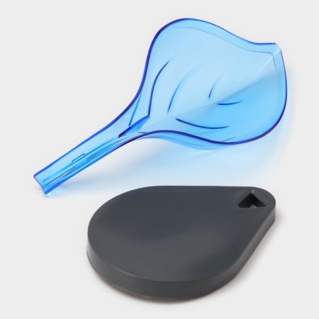 Soap dish on the suction cups of the leaf, plastic, 21 × 9 × 15 cm, color mix-4