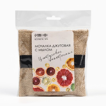 Djeta washcloth with soap "citrus mood" 100 g of benpar