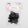 Hand hook, metal, 15 mm, 20 pcs, black color