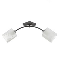 Chandelier gallop cascade 2x60W E27 brown 15x50x25cm
