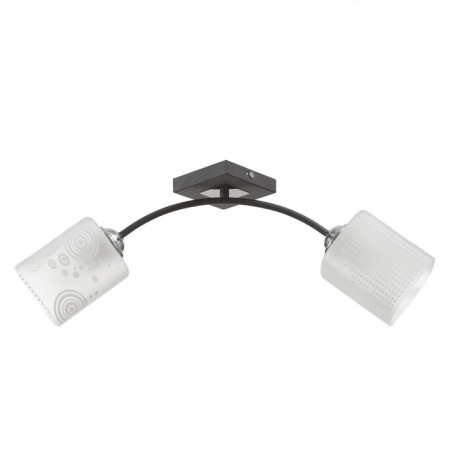 Chandelier gallop cascade 2x60W E27 brown 15x50x25cm