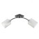Chandelier gallop cascade 2x60W E27 brown 15x50x25cm