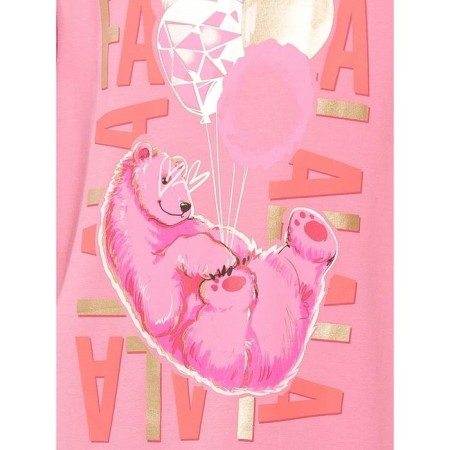 Sweatshirt for girls, height 134 cm, pink color-4