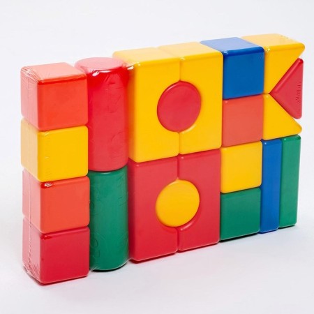 Construction set, 21 elements, 6 x 6 cm-6