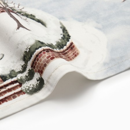 Towel Ethel "Winter village" 40x73 cm, 100% cotton, sarzha 190 g/m2-6