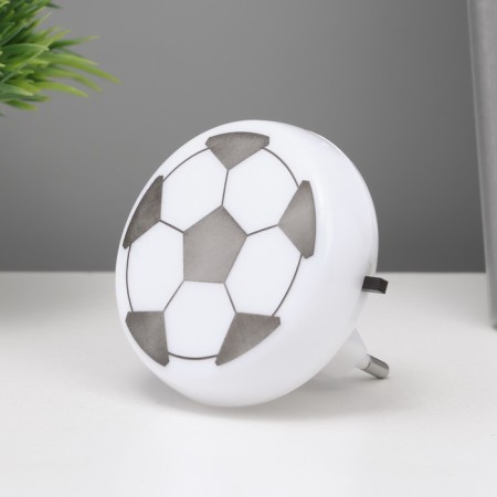 Night Store "Football" LED white-black 7x6x6.5 cm Risalux