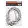 Shower hose Accoona A383-20, stretching 200-250 cm, brass nut, chrome