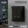 Luazon Lighting "Antei" switch, 10 A, 2 keys, hidden, backlight, black