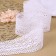Knitted lace, 70 mm × 10 ± 1 m, fluid-white color