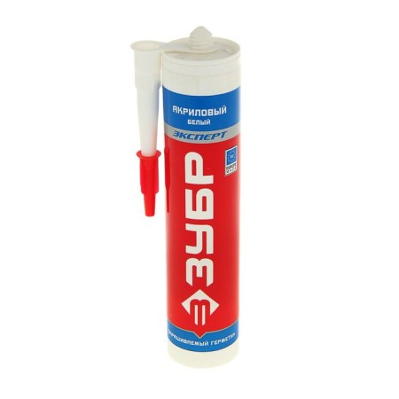 Acrylic sealant "bison", universal, white, 280 ml