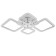 LED LED ATV 90W LED RGB 2700-4200K chrome 78x48x15cm